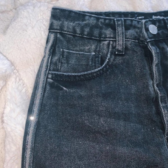 new with tags - denim skirt with rhinestones - Picture 2 of 4